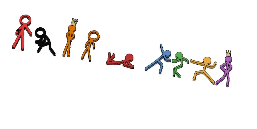 Alan Becker Stick Figures by Maximus Marchi, Download free STL model